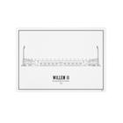 Willem II WIJCK Print Koning Willem  II Stadion 30x40 CM