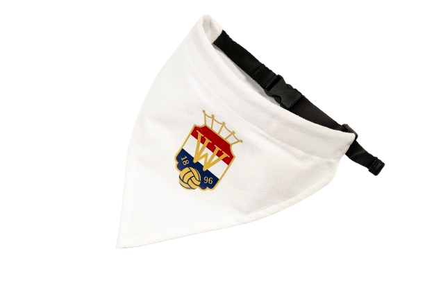 Willem II Halsband voor honden met sjaal