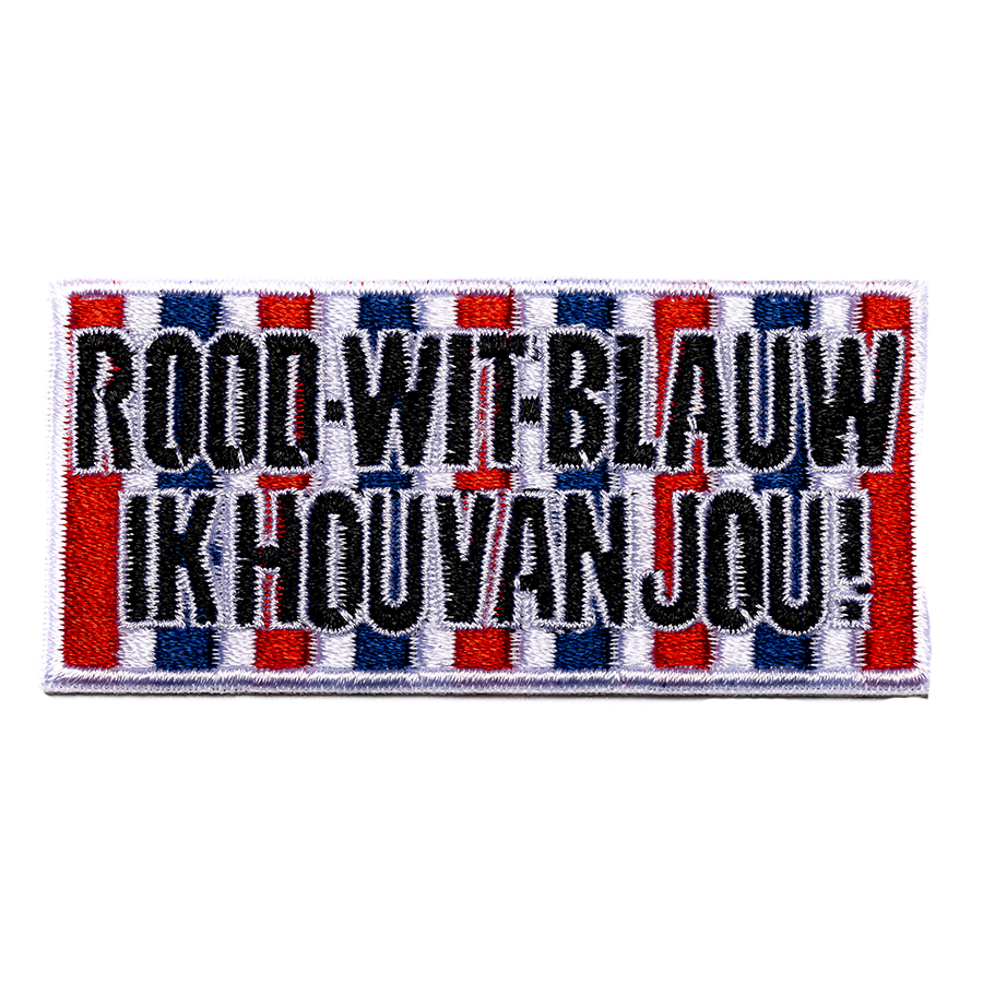 Willem II Carnival Emblem - Red-White-Blue I Love You