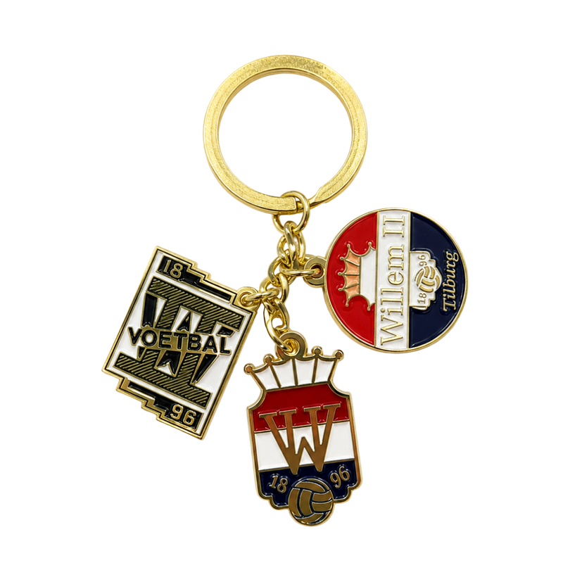 Willem II Jubileum Sleutelhanger